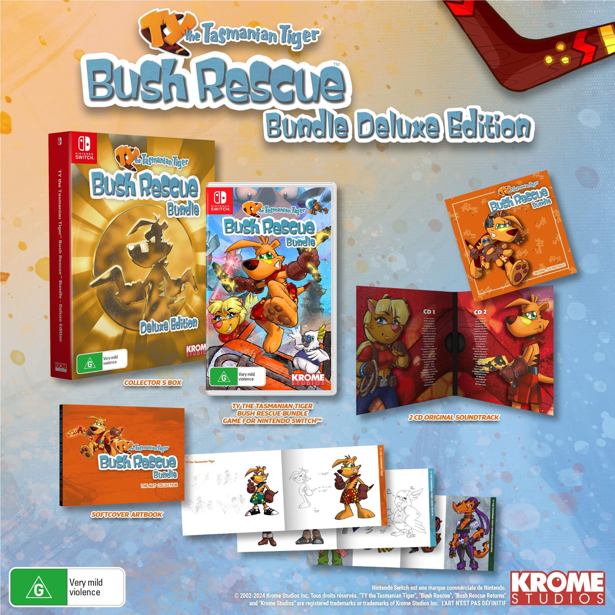 TY The Tasmanian Tiger: Bush Rescue Bundle Deluxe Edition