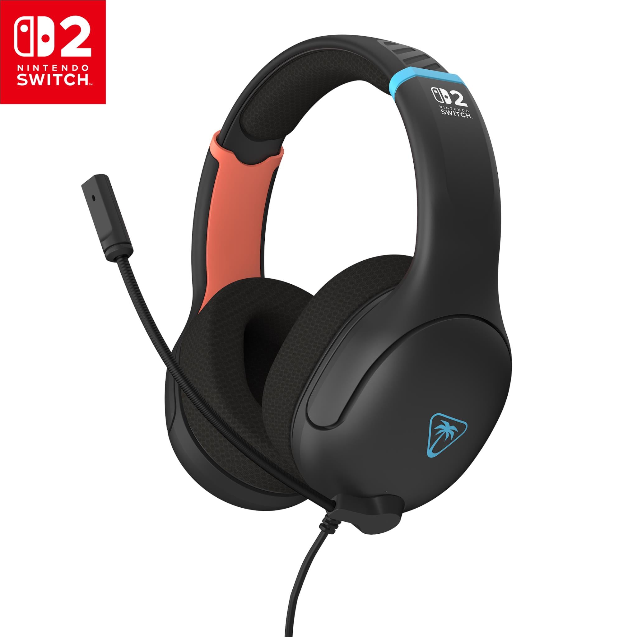 Turtle Beach Airlite Fit Wired Gaming Headset for Nintendo Switch 2 (Black)