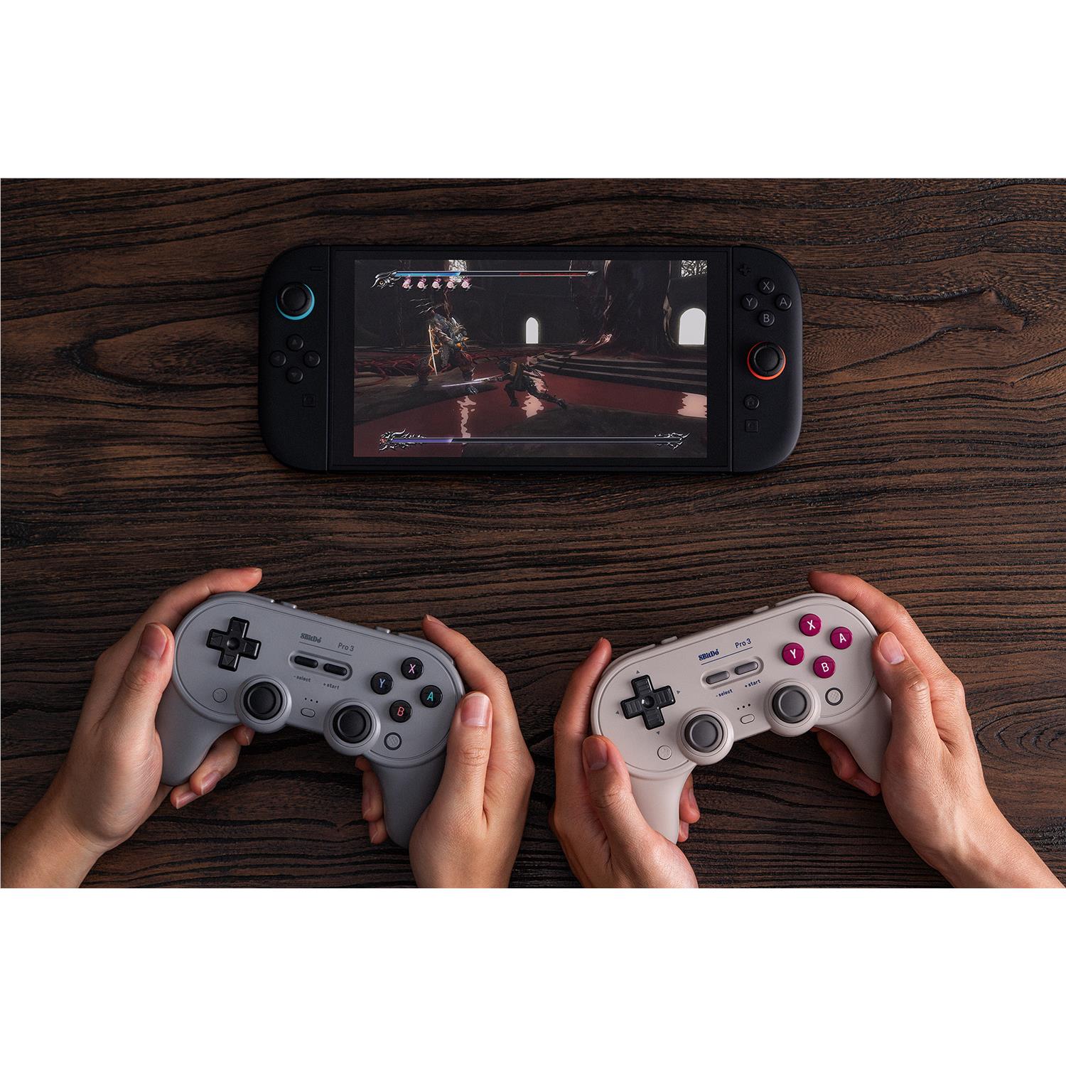 8BitDo Pro 3 Bluetooth Gamepad (Grey Edition)